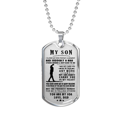 Customized Engraving Father Son Quotes Gifts From Father Birthday Gifts, Christm